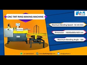 CNC TMT RING MAKING MACHINE BY TL PATHAK GROUP #tmtbarbendingmachine #ringmaking #manufacturer