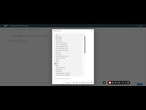 Manage Material Coverage SAP FIORI