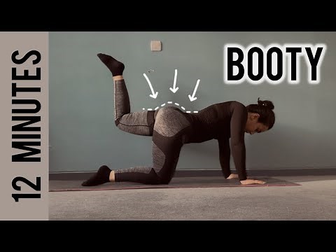 THE BEST AT HOME BOOTY WORKOUTS (No Equipment-12 Minutes)