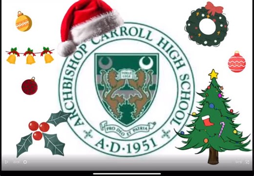 Archbishop Carroll Admissions on Instagram: "A little Christmas fun 🎄🎅 Happy holidays from all of us here at Archbishop Carroll High School! 🦁💚💛 #washingtondc #lionpride #restoretheroar #prodeoetpatria #golions @adwcathschools @archbishopcarrollathletics @archbishopcarrolldc"