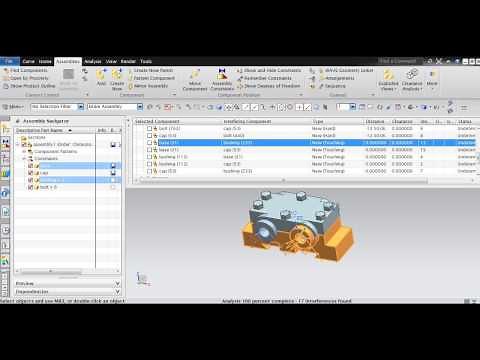 CLEARANCE ANALYSIS IN NX UNIGRAPHICS
