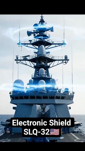 Electronic Shield: The Power of SLQ-32 #army #destroyer #usnavy #veo3 #usa #ai #aircraftcarrier #us