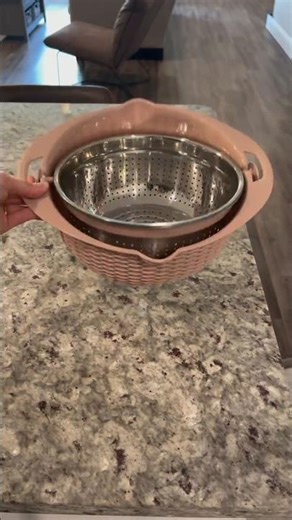 4-1 Colander with Mixing Bowl Set, 2024 New Food Strainers and Colanders Set for Kitchen, Pasta Rich