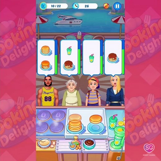 Cooking Delight Food Game 🍔👩‍🍳 | Fun Restaurant Cooking Simulator Gameplay | Sweet Games