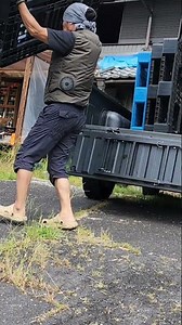 古民家DIY、コンパネ搬入