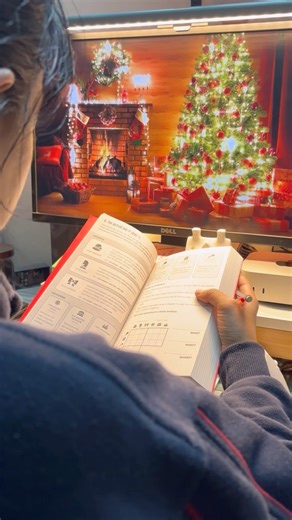 Solving mystery Murdle puzzles at my cozy space! #cozydesksetup #christmas2025 #cozyvibesonly #tech