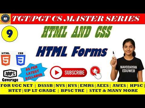 🚀 9 - HTML Forms in One Shot 🚀