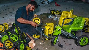 512K views · 3.8K reactions | Amazing Process of Making Kids Cycle | Handmade Manufacturing Process of Baby Tricycle #cycle #babycycle #kidscycle #manufacturingprocess #bussiness #toys #toysforkids If you like this video Please don''t forget to Subscribe our YouTube channel with some more interesting videos Thank you for your support and love For Business Inquiries: manufacturegarage@gmail.com | My Idea | Facebook