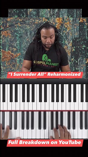 15K views · 481 reactions | “I Surrender All” hymn re-harmonize gospel piano style: #gospelpianotutorialsforbeginners, #howtolearngospelpiano, #TraditionalGospelProgressions, #contemporarychristianmusic, #contemporarychristianpiano, #worshippiano, #GospelChord, #jazzpiano #jazzharmony, #jazztheory, #ccmmusic, #pianolessons, #pianolessonsonline | Piano lesson With Warren | Facebook