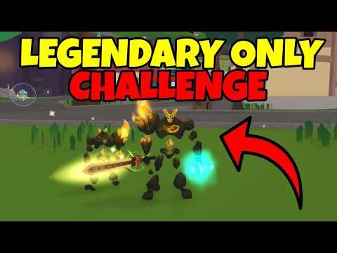 Legendary Only Challenge!! Roblox Giant Simulator
