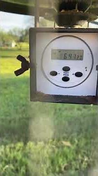 Setting your digital American hunter deer feeder.