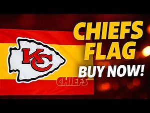 Kansas City Chiefs LARGE Chiefs Arrowhead 3x5 Flag! (Design #X1)