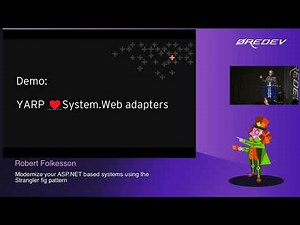 Robert Folkesson – Modernize your ASPNET based systems using the Strangler Fig pattern | Øredev 2022