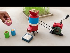 DIY Tractor Flour Mill Machine | Mini Science Project 2025 | Amazing Farming Invention Idea