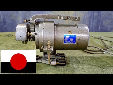 Industrial Sewing Machine Clutch Motor - Components Operation Wiring Diagram