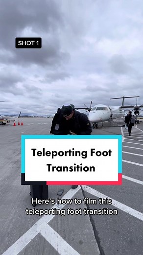 How to Film a Teleporting Foot Transition Easily