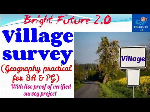 Village Survey | Geography Practical | भौगोलिक सर्वेक्षण | Geographical Survey Report |