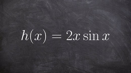 Apply the product rule of taking the derivative with sine