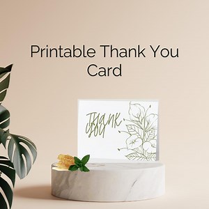 Printable Thank You Cards - Etsy UK