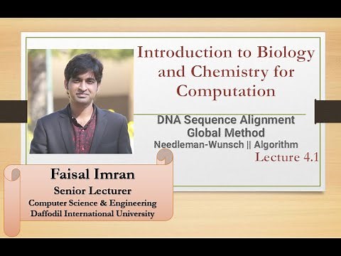 Lecture 4 1 DNA Sequence Alignment (Global) Method (Needleman-Wunsch)