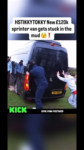 HSTikkytokky Clips on Instagram: "HSTIKKYTOKKY New £120k sprinter van gets stuck in the mud 🫣❗️ Harrison Sullivan, better known as Hstikkytokky made the bold decision to walk away from professional football and build a career on streaming, fitness, and real-life moments that resonated online. What started as going live and selling gym programs quickly turned into a loyal audience built on humour, confidence, and sharp interaction. From grinding on TikTok Live to defining an unforgettable era in