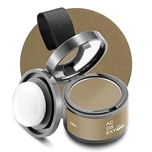 Root Touch Up Powder - Instant Gray Hair Coverage for Hairline, Eyebrows, Beard Line and Bald Spots (Coffee)