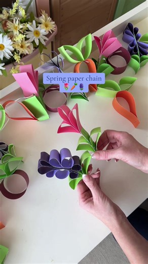 Creative Spring Paper Chain Ideas