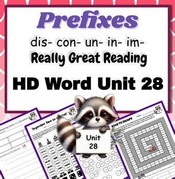 Prefix Activities  Games | dis, con, un, in, im | HD Word Unit 28 | UFLI Aligned