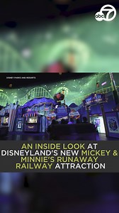 An inside look at Disneyland's new Mickey & Minnie's Runaway Railway attraction https://abc7.ws/3WRYPTI | ABC 7 Chicago