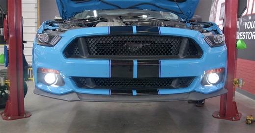 S550 Mustang Fog Light Installation