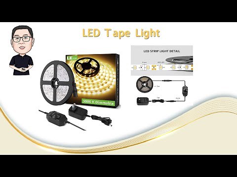 如何安装，剪切，焊接 LED灯条 LED灯带 - How to install, cut and solder LED Tape Light, LED Flexible Strip Light