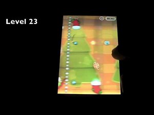 How to Cut the Rope Holiday Gift Box Levels 1-25 3 Star Walkthrough Christmas Edition