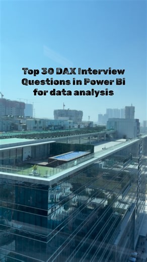 Manish Gour | Tech •Real Talk • Fitness on Instagram: "🔑 Core DAX Basics 1. What is DAX and why is it used in Power BI? 2. Difference between calculated columns and measures. 3. What are the main data types supported in DAX? 4. Explain the difference between row context and filter context. 5. What is the difference between SUM and SUMX? 6. How does CALCULATE work in DAX? 7. What is the difference between ALL and ALLEXCEPT functions? 8. Explain RELATED and RELATEDTABLE functions. 9. What is the 