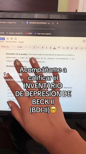 Test psicológico de depresión BDI-II