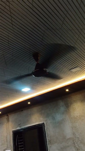 PVC fall ceiling electronic rope light fitting electric work time 💡