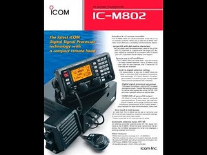 Unboxing Icom IC-M802 HF