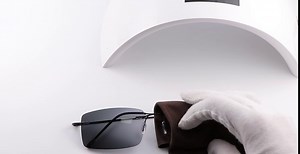 Devirld Progressive Photochromic Multifocus Reading Glasses Rimless Computer Anti Eyestrain Lightweight Transition Eyeglasses(Black, 3.50, multiplier_x)