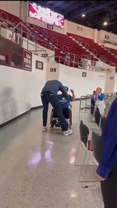 “So after the game tonight Coach Mark Pope comes out to meet some fans. Takes pictures and even FaceTimes someone but the best thing is what happened next. There was a UK fan in a wheelchair that couldn’t come down and he went up there to him.” - Adam Townsend | Wildcat Country - Big Blue Nation