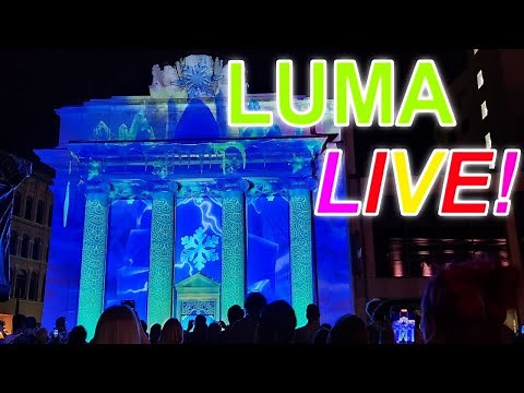 LUMA Projection Festival - LIVE! From Downtown Binghamton, NY