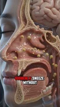 Why Do We Sneeze? 🤧 | Realistic 3D Medical Animation #shorts