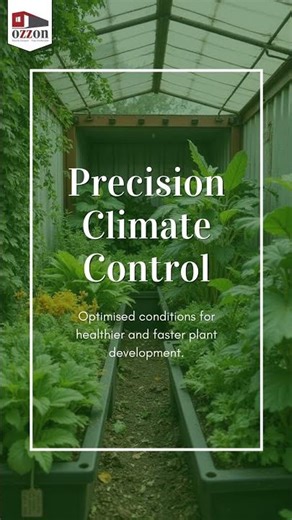 Smart Container Greenhouse System | Sustainable Farming Solutions | #ozzoncontainers