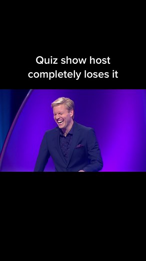 Contestant’s surprising answer makes quiz show host (me) completely lose it. #blooper #quiz #pointless #australia
