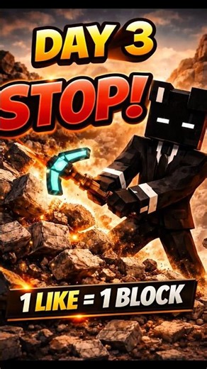Ajj itne block kaise mine hogaye 😳🔥#minecraftchallenge #gaming #shorts #minecraft