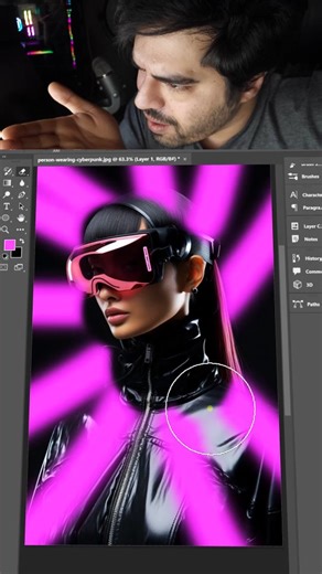 39K views · 97 reactions | How to add Backlighting for portraits inside photoshop 2025 #aftereffects #creator #editor | Farzin Lazemizadeh | Facebook