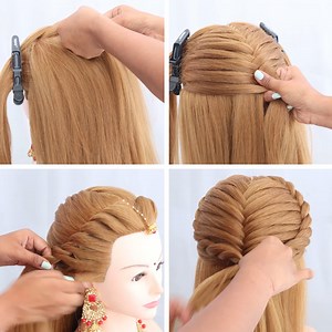 6.1K views · 254 reactions | Easy & Fast Hairstyle For Girls | choti hairstyles | easy hairstyles for girls | Braid Hairdo | Facebook