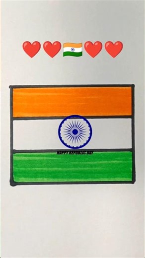 Indian Flag Art 🇮🇳❤️ #indianflag #art #flagart #shorts #viral
