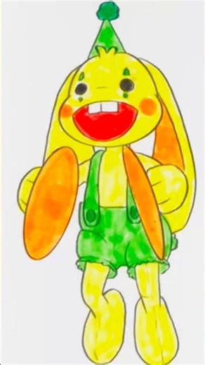 Cute Bunzo Bunny Drawing 😱💛 | Poppy Playtime but Adorable
