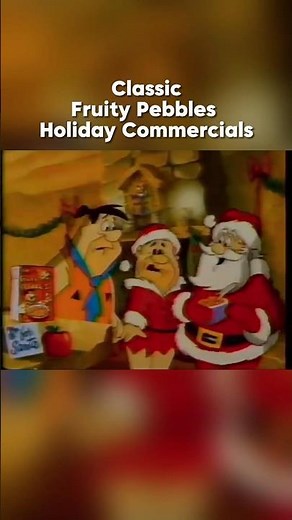 Happy Holidays from the Flintstones!! Here are two classic Fruity Pebbles holiday commercials.