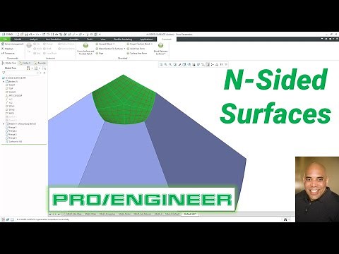 Creo Parametric - N-Sided Surfaces | Pro/ENGINEER Obsolete Features