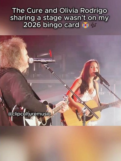 The Cure x Olivia Rodrigo Perform Friday I'm In Love LIVE 😭#shorts #thecure #oliviarodrigo